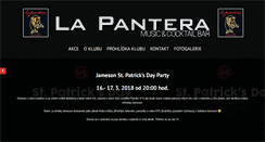 Desktop Screenshot of lapantera.cz